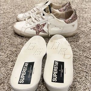 Authentic Golden Goose Superstars Size 36
